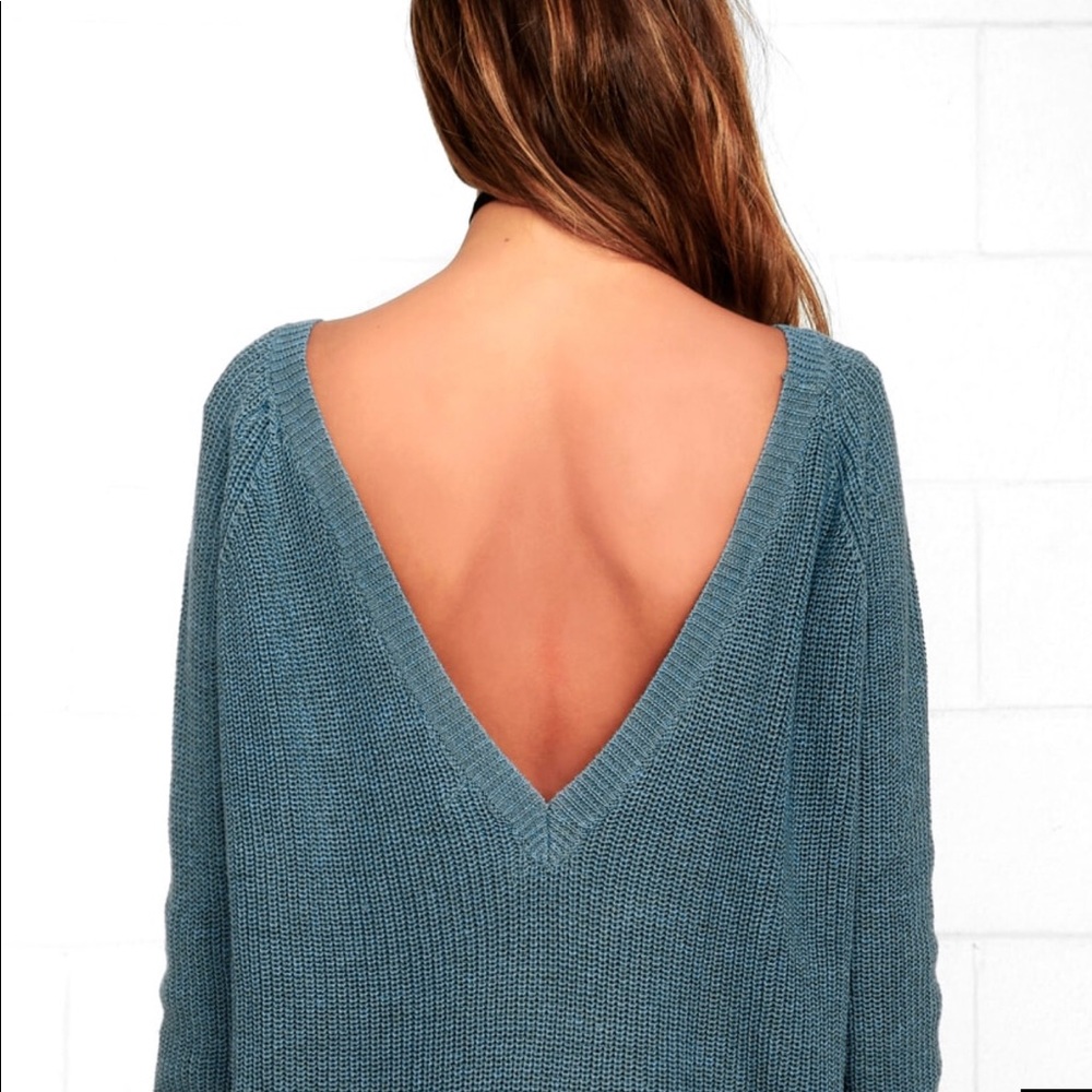 Backless Sweater